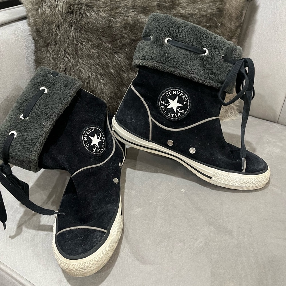 Converse ankle boots.
